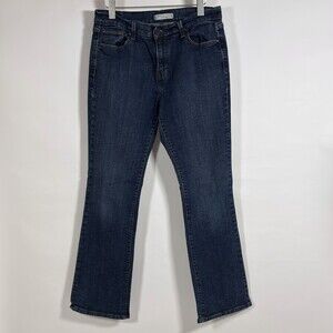 Levi's 515 Bootcut Jeans Mid Rise Dark Wash - Size 12 Long
